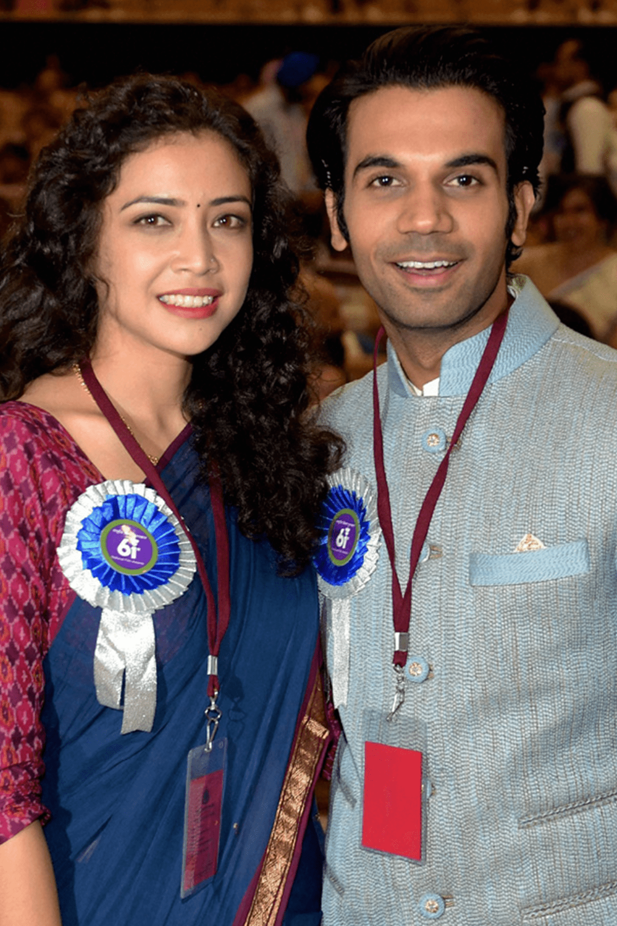 Rajkumar Rao In Light blue bandhgala jacket - Kunal Anil Tanna