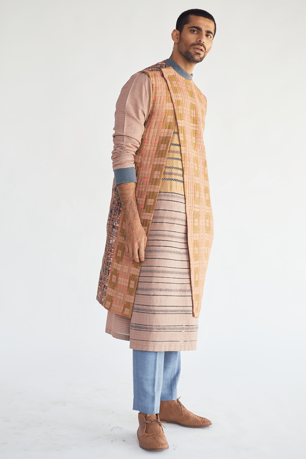 Overlapped Assymetrical Jacket - Kunal Anil Tanna