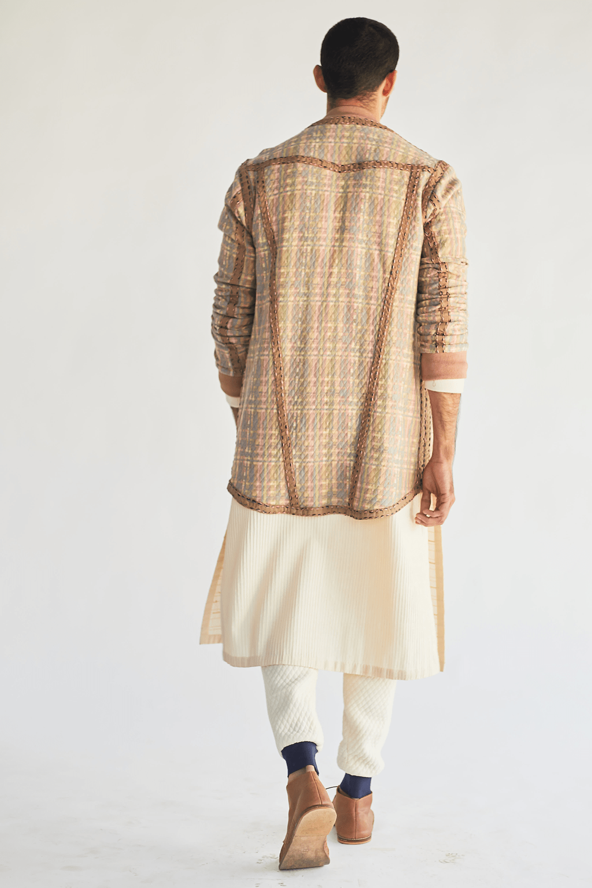 Ribbed Detail Pants - Kunal Anil Tanna